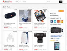 Tablet Screenshot of dealsheat.com